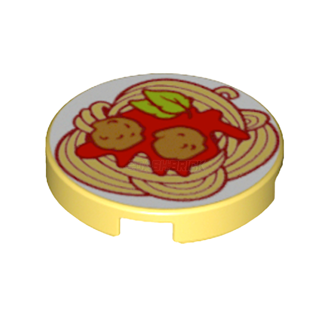 LEGO Minifigure Food - Spaghetti Meatballs, Pasta Dinner [14769pb274] 6277583