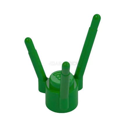 LEGO Plant Flower Stem with Stud and 3 Stems, Grass, Green [3741] 6277589