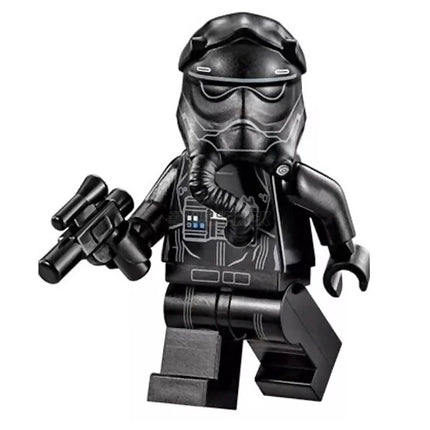 LEGO Minifigure - First Order TIE Fighter Pilot, Two White Lines on Helmet, Episode 7 (2015) [STAR WARS]