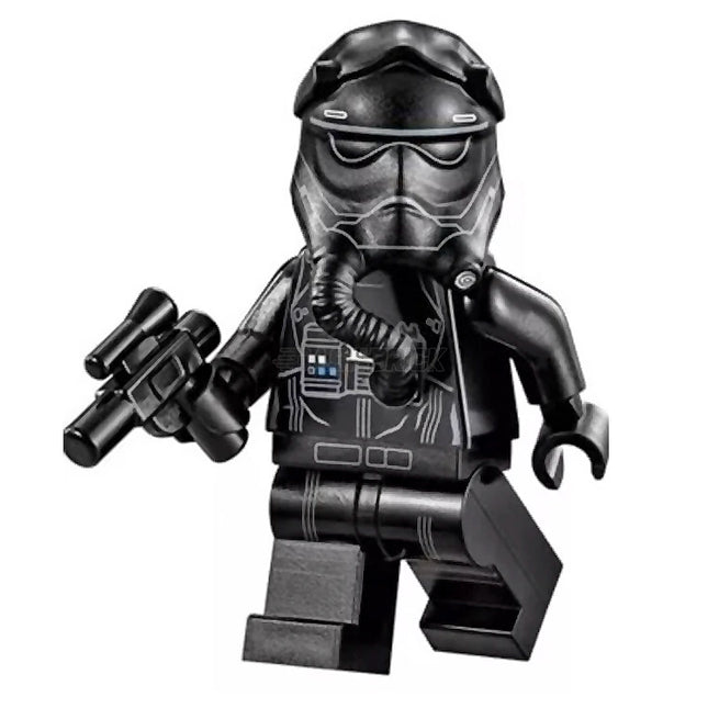 LEGO Minifigure - First Order TIE Fighter Pilot, Two White Lines on Helmet, Episode 7 (2015) [STAR WARS]