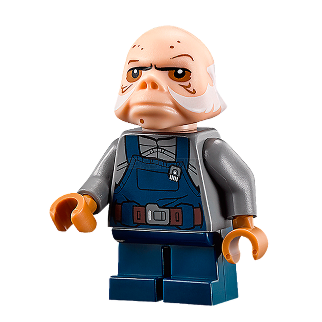 LEGO Minifigure - Ugnaught (Dark Blue Overalls) [STAR WARS]