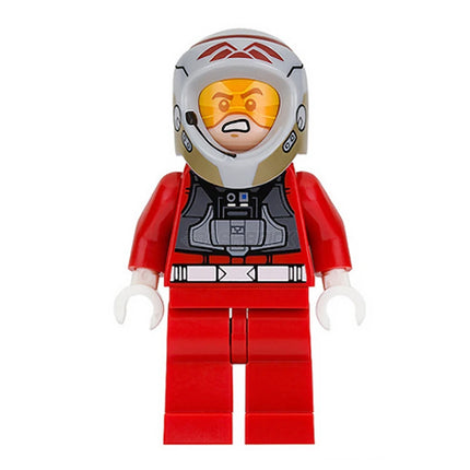 LEGO Minifigure - Rebel Pilot A-wing (Open Helmet, Red Jumpsuit) (2016) [STAR WARS]
