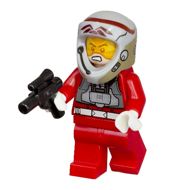 LEGO Minifigure - Rebel Pilot A-wing (Open Helmet, Red Jumpsuit) (2016) [STAR WARS]