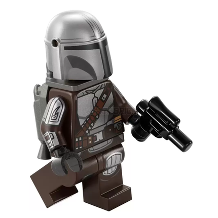 LEGO Minifigure - The Mandalorian/Din Djarin / 'Mando' - Silver Beskar Armor, Jet Pack [STAR WARS]