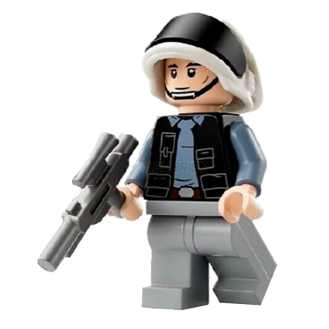 LEGO Minifigure - Rebel Fleet Trooper - Male, Vest with Pockets, Black Neck, Reddish Brown Eyebrows [STAR WARS]