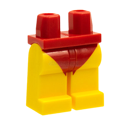 LEGO Minifigure Parts - Hips and Legs, Red Short Swimsuit [970c03pb10] 6193841