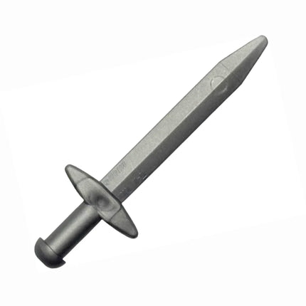 LEGO Minifigure Accessory - Weapon Sword, Greatsword Pointed with Thick, Flat Silver [18031] 6078442