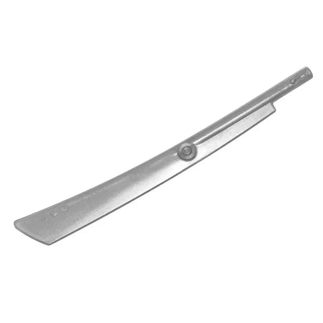LEGO Minifigure Weapon - Propeller 1 Blade 10L with Bar (Sword Blade), Flat Silver [98137] 6378729