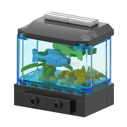 LEGO "Tropical Fish Tank, Large" - Fish with Crab [MiniMOC]