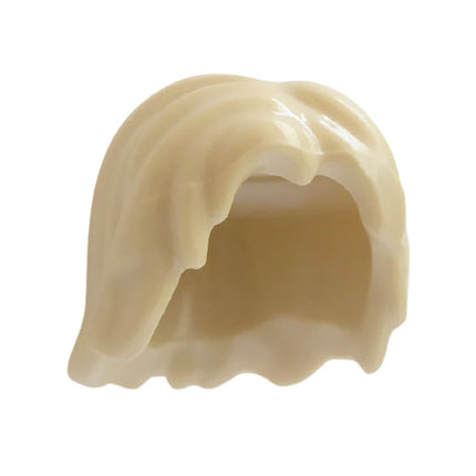 LEGO Minifigure Part - Hair Mid-Length Tousled with Center Part, Tan [88283] 6294704
