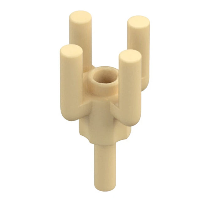 LEGO Bar 1.2L with Top Stud and 4 Bar Arms Up (Palm Tree Top), Tan [2566] 6143062