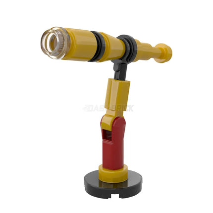 LEGO "Classic Telescope" - Gold, Tilt and Swivel [MiniMOC]