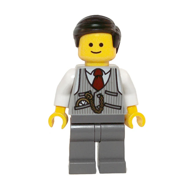LEGO Minifigure - Male, Bank Manager, Brick Bank, Classic (2016) [CITY]