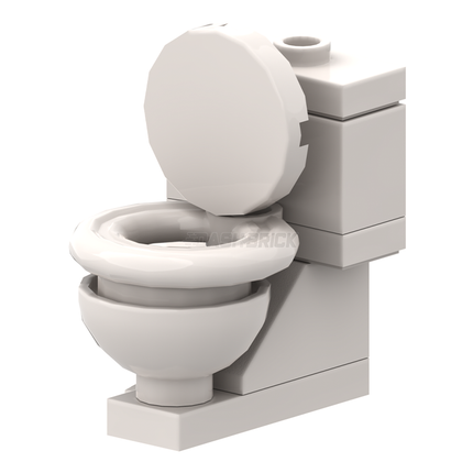 LEGO "Porcelain Toilet" - Open + Closed Version [MiniMOC]