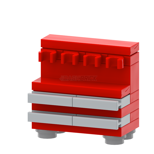 LEGO "Garage Tool Chest" - Tool Storage Draws, Auto Workbench [MiniMOC]