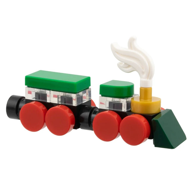 LEGO "Toy Train" - Green & Red, with Smoke [Christmas]