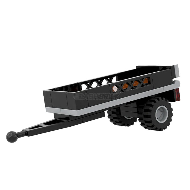 LEGO "Farm Equipment Trailer" - Opening Tailgate (Add-on for Ride-on/ATVs) [MiniMOC]