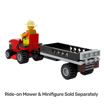 LEGO "Farm Equipment Trailer" - Opening Tailgate (Add-on for Ride-on/ATVs) [MiniMOC]
