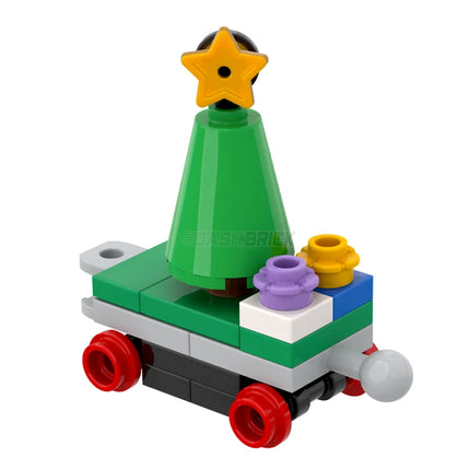 LEGO "Dashbrick Express" #3 Christmas Tree Carriage - Christmas Themed Train [MiniMOC]