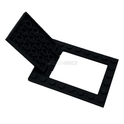 LEGO Plate, Modified 6 x 8 Trap Door/Hinge, Black [92107/92099]