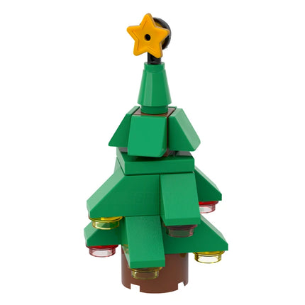 12 Days of Christmas - Christmas Tree (4 of 12) Made with Genuine LEGO® [MiniMOC]