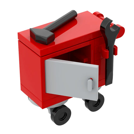 LEGO "Garage Tool Trolley" - Tool Storage, Auto/Mechanic [MiniMOC]