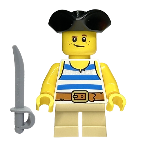 LEGO Minifigure - Child, Boy, Pirate Costume, Tricorne Hat [twn464]