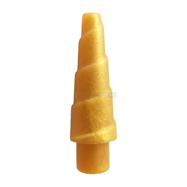 LEGO Cone Horn, Unicorn / Spiral, Pearl Gold [89522] 6214208