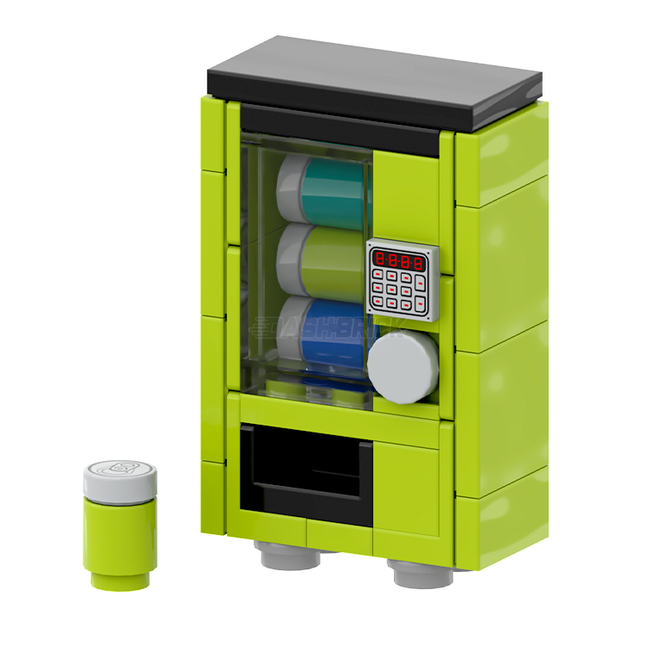 LEGO "Vending Machine" - Drink Can, Soft Drinks/Soda Machine, Green [MiniMOC]