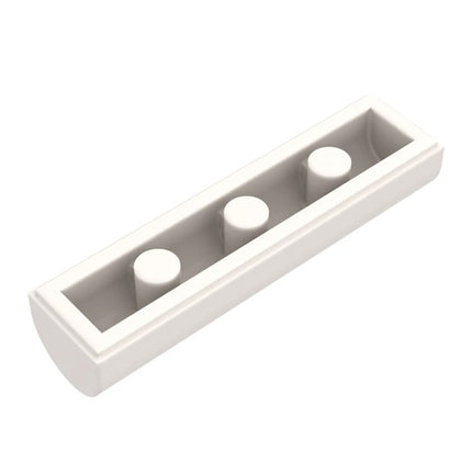 LEGO Slope, Curved 1 x 4 x 2/3 Double, White [79756] 6378416