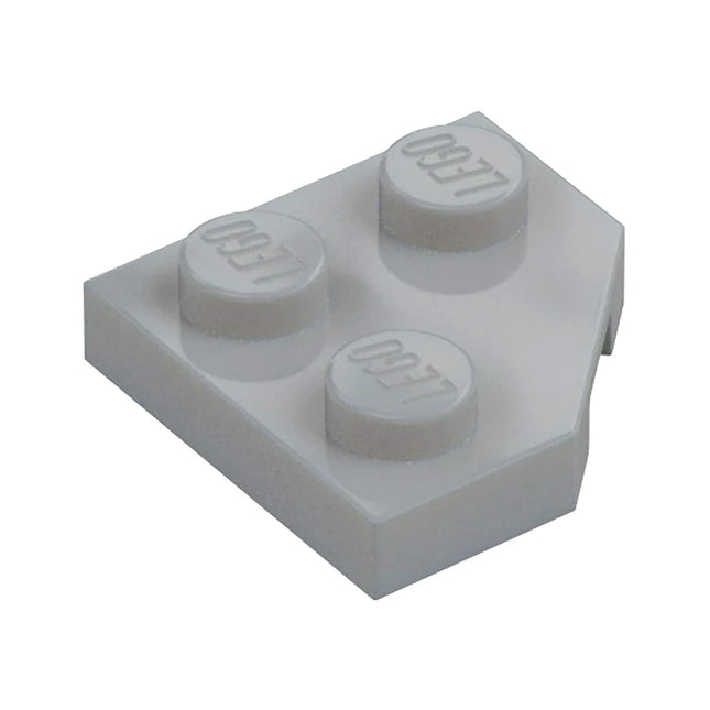 LEGO Wedge, Plate 2 x 2 Cut Corner, Light Grey [26601] 6186657