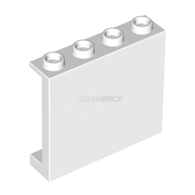 LEGO Panel 1 x 4 x 3, Side Supports, Hollow Studs, White [60581] 4558208
