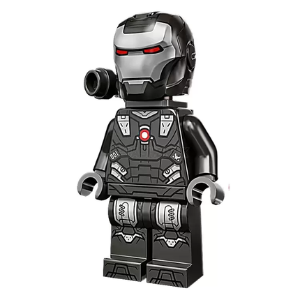 LEGO Minifigure - War Machine, Pearl Dark Gray, Silver Armor, Backpack [MARVEL]