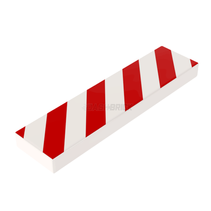 LEGO Minifigure Accessory - Danger/Caution/Warning Sign, White/Red [2431p02] 6102861
