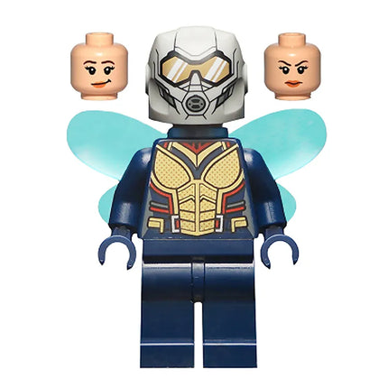 LEGO Minifigure - The Wasp (Hope van Dyne), Trans-Light Blue Wings (2018) [MARVEL]