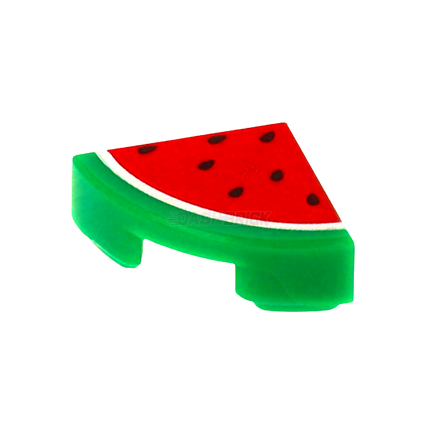 LEGO Minifigure Food - Watermelon, Quarter, Red [25269pb002]