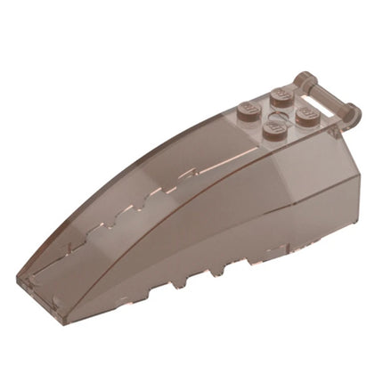 LEGO Windscreen 8 x 4 x 2 with 4 Studs and Bar Handle, Trans-Brown [92579] 6507964