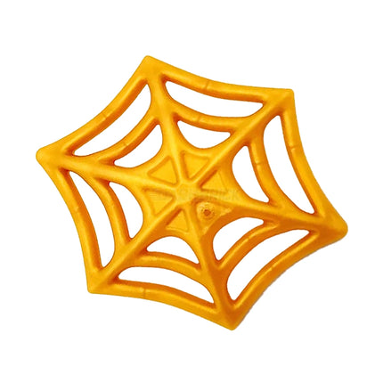LEGO Minifigure Accessory - Weapon Web Effect, Medium Web with Bar on back, Spider-Man, Pearl Gold [36083c]