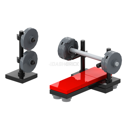 LEGO "Weight-bench / Weight Stand" - Gym Equipment, Work out [MiniMOC]