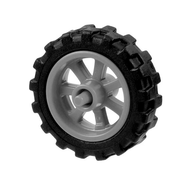 LEGO Wheel City Motorcycle/Mountain Bike, 15mm D. x 6mm  with Black Tire 21mm D. x 6mm (50862 / 50861) [50862c01]