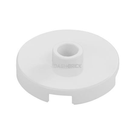 LEGO Tile, Modified, Round 2 x 2, Open Stud, White [18674] 6093053