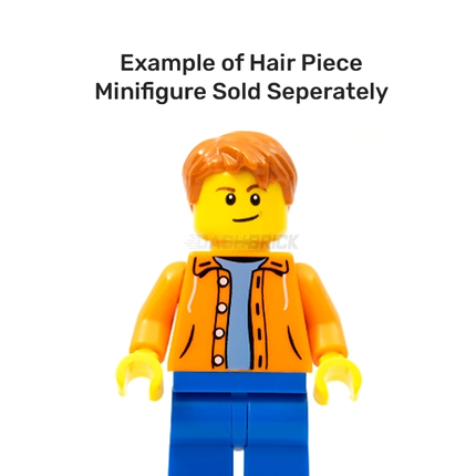 LEGO Minifigure Part - Hair Short Tousled with Side Part, Dark Orange [62810] 4529755