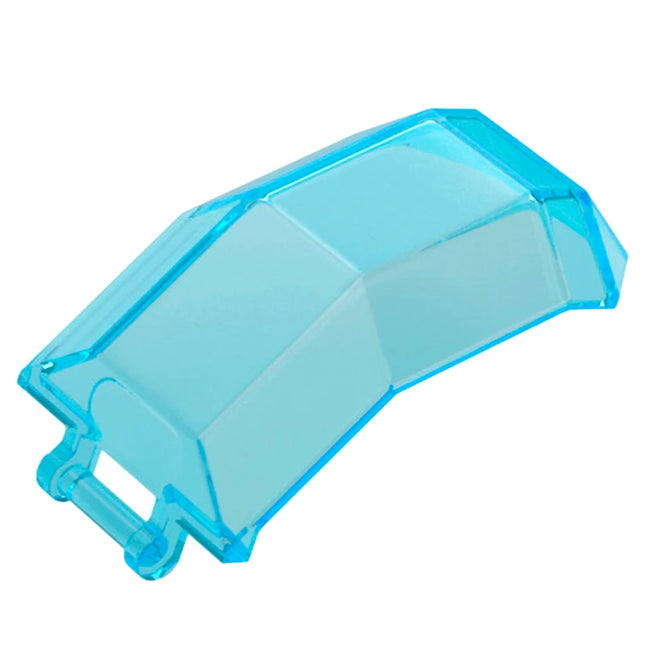 LEGO Windscreen 4 x 4 x 4 2/3 with Bar Handle, Trans-Light Blue [11289] 6280333