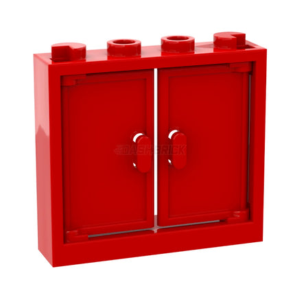 LEGO Window with 2 x Opening Doors, Red [60594 / 95270]