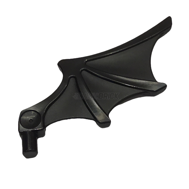 LEGO Minifigure Part - Wing Bat Style, Animal, Black [15082] 6051532