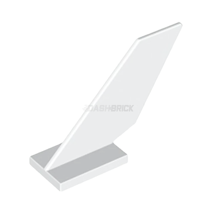 LEGO Tail Shuttle, Aircraft Wing, White [6239] 623901