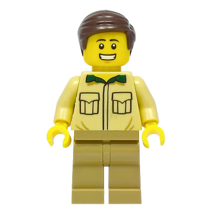 LEGO Minifigure - Male, "Westbrook W. Sleet", Wildlife Rescue (2021) [CITY]