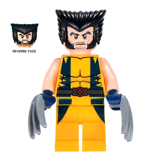 LEGO Minifigure - Wolverine, (Original 2012 Release) [MARVEL X-Men]