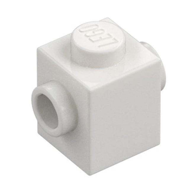 LEGO Brick, Modified 1 x 1, Studs on 2 Sides, Opposite, White [47905] 4626882