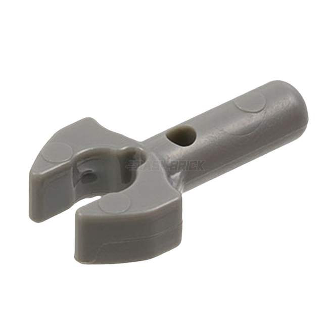 LEGO Minifigure Accessory - Bar 1L, Clip Mechanical Claw, Spanner/Wrench, Dark Grey [48729b] 6278155